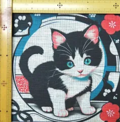 【ゆきちゃん限定】X1100　猫　浮世絵　No109　5柄　20×20