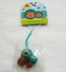 [중고] 키홀더 마스코트(캐릭터) 카피바라씨 뿌리내기(에메랄드 그린) [카피바라씨~마리마리마리모~] 홋카이도 한정