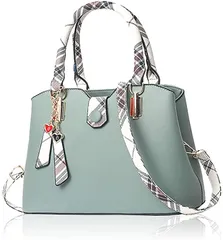 ノーブランド 母の日 ショルダーバッグ レディース 斜めがけバッグ 肩掛け ハンドバッグ 女性用 カバン( ライトグリーン)