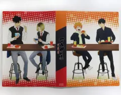 【中古】バッジ・ピンズ 日向＆影山＆黒尾＆孤爪 描き下ろしイラスト使用 缶バッジ収納フォルダ 「ハイキュー!!」 アニメイトポイント交換景品