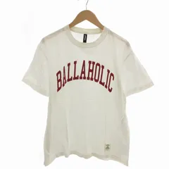 ボーラホリック ballaholic College LOGO Tee Tシャツ カットソー 半袖 L 白 ホワイト /FT 1112