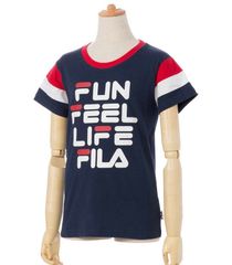 フィラFILAガールズ半袖Tシャツ★紺160新品