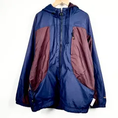 アディダス adidas ジャケット ウィンドブレーカー 長袖  紺 ネイビー ボルドー M