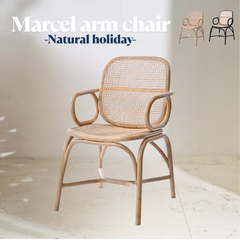 Marcel arm chair ラタンチェア（肘付きタイプ）2704