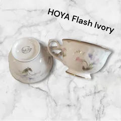 HOYA　Flash Ivory カップ　　2客　　dd25G（Ｔ）24