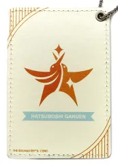 【中古】財布・パスケース ブランドロゴ 合皮パスケース 「学園アイドルマスター×ばくだん焼本舗 池袋店限定 POP UP」