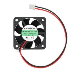 新品 ANVISION 40mm x 10mm DC 12V ブラシレス冷却ファン デュアルボールベアリング、2ピン