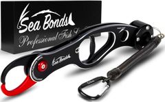 SeaBonds フィッシュグリップ 釣り 錆びない アルミ合金 耐久性 釣り フィッシンググリップ 魚掴み 魚つかみ レッド 海釣り 耐荷量30kg シーボンズ