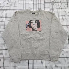 ◇ ⊇ フリークスストア イラスト入り 長袖 スウェットＴシャツ サイズM グレー系 メンズ E  【1508250000935】