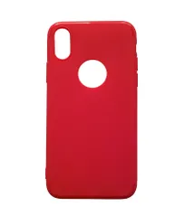 iPhone XS ケース スマホケース カバー 薄型 耐衝撃 衝撃 吸収 保護カバー ソフトカバー 対衝撃ケース 超薄型 レッド