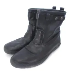 モンクレール MONCLER ショートブーツ エンジニアブーツ レザー スナップボタン ブラック 黒 41 26.0位 靴 シューズ ■GY01のサムネイル