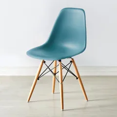 勉強 韓国 椅子 北欧 シェルチェア おしゃれ 木脚 ダイニングチェア PP-623 モスグリーン アイリスプラザ 幅46.5×奥行54×高さ82