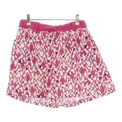 サイズ：M MUNSING WEAR マンシングウェア  裏地付ショートパンツ 総柄 ピンク系 [240101276986]# ゴルフウェア レディース ストスト