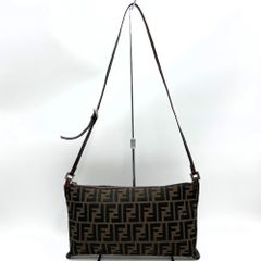 美品 FENDI フェンディ ズッキーノ ズッカ FF アクセサリーポーチ