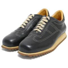 SANTONI サントーニ スニーカー ローカット ネイビー 紺 37.5(24.5cm) レースアップ ラウンドトゥ ステッチ レザー MENPHIS イタリア製 ブランド 【レディース】のサムネイル