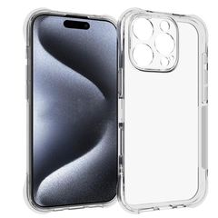 【数量限定】アイフォン 16 16 プロ 対応 カバー ソフト ケース クリア TPU いphone 用 16 pro 適用 ハンバー Pro ストラップホール 透明 衝撃吸収ポケット内蔵 iPhone 耐衝撃 SMPURF SPC16P