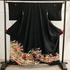 留袖　中古品　リメイク用　大きいサイズ　ワイドサイズ　HAA1939