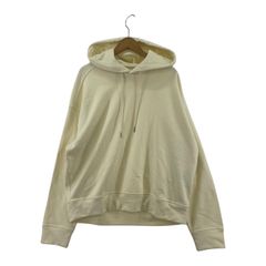 JIL SANDER+/OVERSIZED HOODIE/M/パーカ/アイボリー