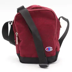 チャンピオン ミニショルダーバッグ スクエア 斜め掛け アウトドア ブランド 鞄 メンズ レディース ワインレッド Champion 【中古】