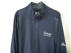 (新製品レベル) adidas(アディダス) 正規品 ハーフジップ ウインドブレーカー アノラック ジャケット 長袖 Tシャツ ブルゾン