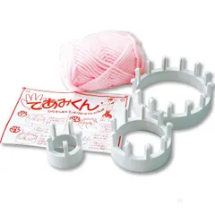 美術出版サービスセンター リリアン編みができる 手あみくん 3種セット ABS樹脂製