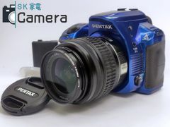【中古】 PENTAX K30 ボディ SMC PENTAX-DAL 18-55ｍｍ F3.5-5.6 AL ペンタックス ブルー