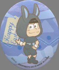 【中古】バッジ・ピンズ(キャラクター) カラ松(B) イースターエッグ缶バッジ 「一番くじ おそ松さん～白黒うさぎのイースター～」 J賞