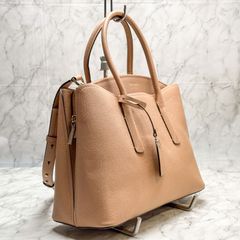 【美品】kate spade new york （ケイトスペードニューヨーク） 2way ショルダーバッグ ハンドバッグ ピンクベージュ