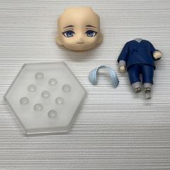 現状品　ねんどろいどこ～で 三日月宗近 内番コーデ　顔パーツ　フェイスパーツ　体パーツ　ボディパーツ 刀剣乱舞-ONLINE-　和服ボディ　作務衣　写真にあるもののみ　バラ売り不可