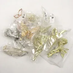 ヘアアクセサリー 10点セット 未使用 ヘアクリップ バンスクリップ まとめて 大量 外装ダメージ有 レディース