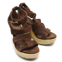 ▽ 未使用品UGG ウェッジソールサンダル　スウェード 25cm 楽天市場】【中古】アグ UGG ウェッジソールサンダル スエード