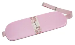 前板　前芯　帯板 帯芯　和装 着付け サヤ柄 綸子 ピンク　ベルト付 日本製