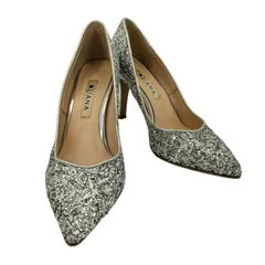 ダイアナ キラキラグリッターを散りばめた7㎝台ヒールパンプス ダイアナ キラキラグリッターを散りばめた☆7㎝台ヒールパンプス