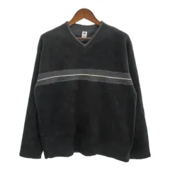 GAP ギャップ Vネック フリーススウェット ブラック (メンズ XL) 中古 古着 S9138