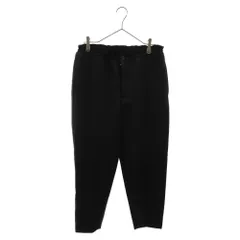 COMME des GARCONS HOMME DEUX (コムデギャルソン オムドゥ) 19AW ウエストギャザー ドローストリング ウールテーパードスラックスパンツ ブラック DD-P023のサムネイル