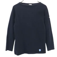 ORCIVAL オーシバル フランス製 長袖 バスクシャツ 2 ブラック系 レディース 古着