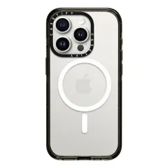 【特価セール】MagSafe 対応インパクト iPhone CASETiFY 15 Pro ケース [MIL規格準拠 (4x MIL-STD-810G) / 2.5mからの落下試験をクリア / MagSafe に対応] - クリア ブラック