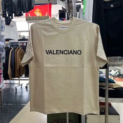 S 〜 ‼️VALENCIANO バレンシアーノ⚫︎半袖　シンプル　ロゴ　Tシャツ　ベージュ　M L