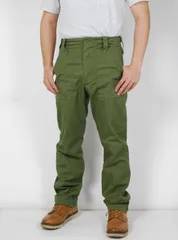 イギリス軍 OD ベイカーパンツ 上質USED 201NB3-のサムネイル