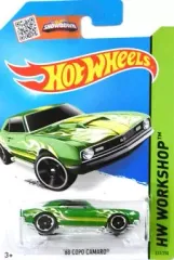 【中古】ミニカー 1/64 ’68 COPO CAMARO(グリーン) 「Hot Wheels HW WORKSHOP」 [CFL47-07B3]