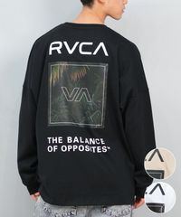 【ムラスポ公式】新品 RVCA ルーカ 長袖 Tシャツ メンズ バックプリント ボックスロゴ オーバーサイズ ユニセックス BF041-153