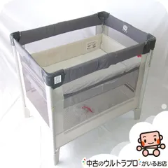 【お得っ！厳選中古】綺麗 ベビーベッド アップリカ ココネルエアーAB aprica COCONEL air 新生児から2歳 コンパクトにたためる【B.綺麗】