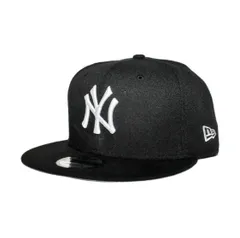 【新品】NEW ERA 9FIFTY スナップバックキャップ ニューヨーク ヤンキース BASIC ブラック BASIC MLB/11591025 黒色 黒 BIG FLAG CAP　ベースボールキャップ　ベースボールハット　ロゴ キャップ 刺繍 帽子 シンプ