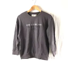コムサデモード COMME CA DU MODE sports トレーナー ロゴ刺繍 英字 綿100％ リブ チャコールグレー系 2025091200137のサムネイル