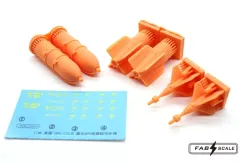 【中古】プラモデル 1/48 イギリス CPU-123 レーザーGPS デュアルモード誘導爆弾 (2個入り) ディティールアップパーツ [FAB48038]