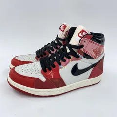 【中古】Spider Man × NIKE AIR JORDAN 1 High OG SP スニーカー DV1748-601 25.5cm スパイダーマン ナイキ[10]