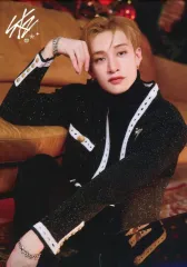 【中古】キャラカード バンチャン(右肘をつく) ランダムトレーディングカード 「Stray Kids Xmas POPUP STORE 2023」