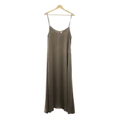 MUSE de Deuxieme Classe / ミューズドゥーズィーエムクラス | 2024AW | 【Col Pierrot/コルピエロ】Vintage satin cami ヴィンテージ サテン キャミ ワンピース | F | ブラウン | レディース