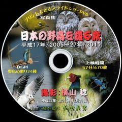 【特２+】 ＤＶＤ写真集「日本の野鳥を撮る旅」（スライドショー方式）