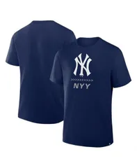 【送料無料】 ファナティクス メンズ Tシャツ トップス Men's Navy New York Yankees Clubhouse Legacy Side Swipe T-Shirt Navy